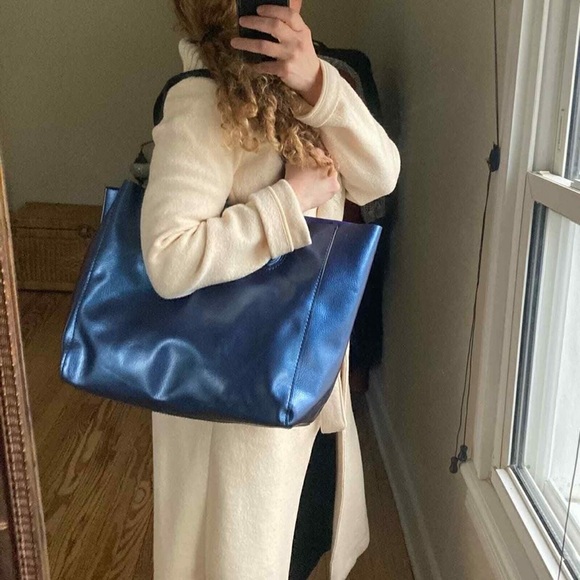 Coach Handbags - Coach Large Metallic Derby Tote Bag NWT